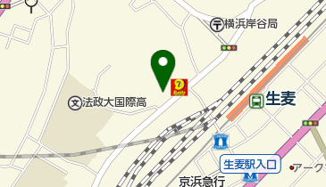 生麦西口パーキングの地図画像