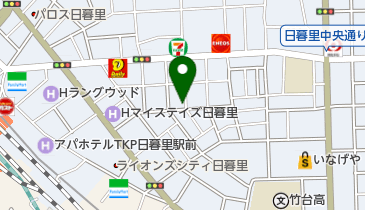 ナビパーク 東日暮里第3の地図画像