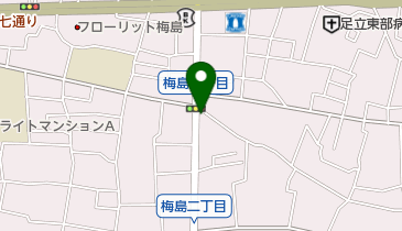 ナビパーク 梅島第2の地図画像