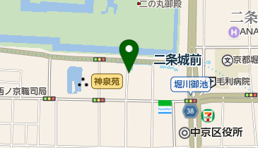 ナビパーク 二条城南黒門通第1の地図画像