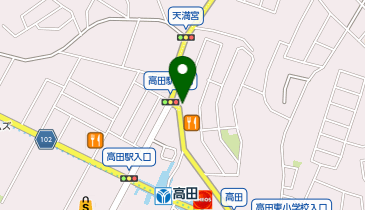 ナビパーク 高田東第2の地図画像
