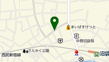 ナビパーク 沼袋第3の地図画像