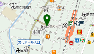 ナビパーク 松戸本町第1の地図画像