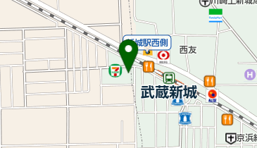ナビパーク 武蔵新城第1の地図画像