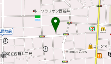 ナビパーク 西新井第2の地図画像