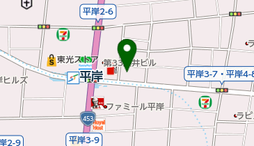 ナビパーク 平岸3条7丁目第2駐車場の地図画像