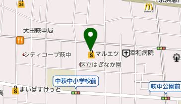 ナビパーク 萩中第3の地図画像