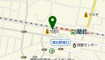 ナビパーク 湖北台第2の地図画像