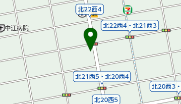 ナビパーク 北21条西5丁目駐車場の地図画像