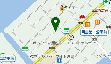 ナビパーク 月島第3の地図画像