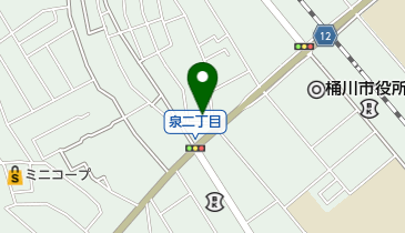 ナビパーク 桶川泉第1の地図画像