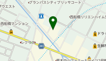 ナビパーク 市川二俣第1の地図画像