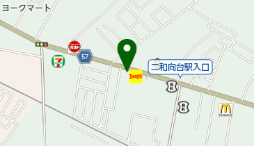 ナビパーク 二和東第1の地図画像