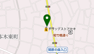 ナビパーク 本木第1の地図画像