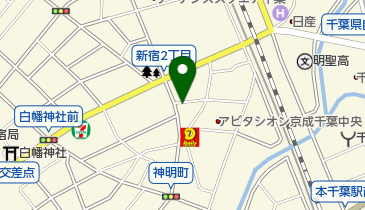 ナビパーク 千葉神明町第2の地図画像