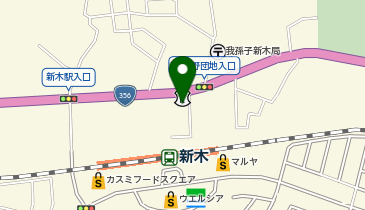 ナビパーク 新木第1の地図画像
