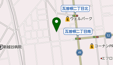 ナビパーク 瓦曽根第5の地図画像