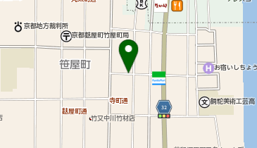 ナビパーク 進々堂 寺町店 お客様駐車場の地図画像