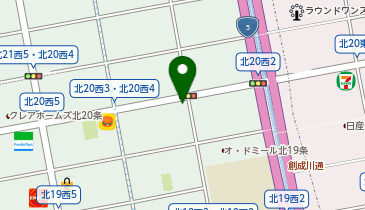 ナビパーク 北20西3の地図画像