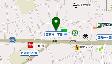 ナビパーク 西新井第9の地図画像