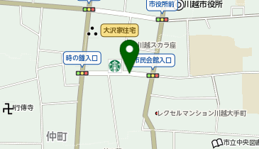 ナビパーク 川越大手町第1の地図画像