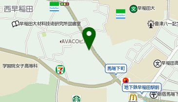 ナビパーク 西早稲田第3の地図画像