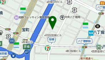 ナビパーク 八丁堀第2の地図画像