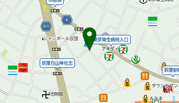 ナビパーク 上荻第4の地図画像