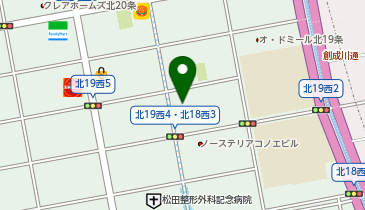 ナビパーク 北19条西3丁目の地図画像