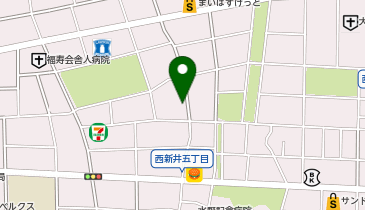 ナビパーク 西新井第10の地図画像