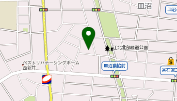 ナビパーク 皿沼第2の地図画像