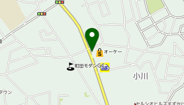 ナビパーク オーケー町田小川店お客様駐車場の地図画像