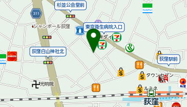ナビパーク 上荻第5の地図画像