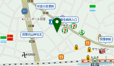ナビパーク 上荻第6の地図画像