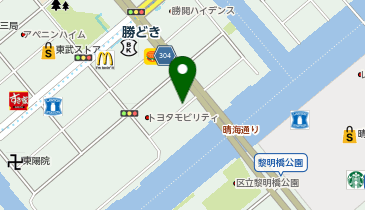 ナビパーク 勝どき第6の地図画像