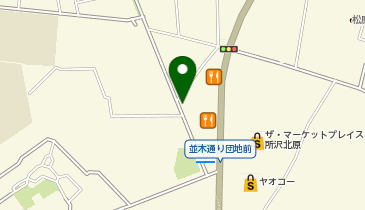 ナビパーク 所沢北原町第1の地図画像