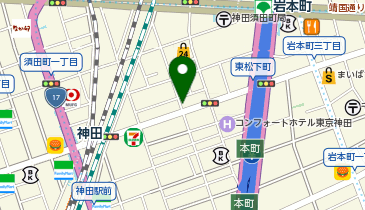ナビパーク 神田富山町第1の地図画像
