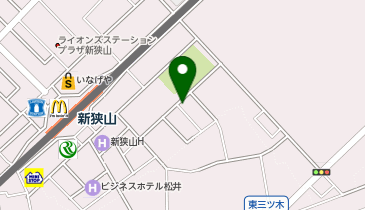 ナビパーク 新狭山第1の地図画像