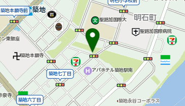 ナビパーク 築地第3(分配)の地図画像