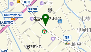 竪町駐車場の地図画像
