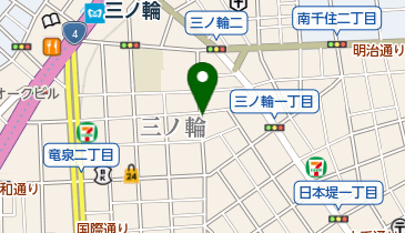 ジャストパーク三ノ輪第2の地図画像