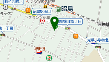 大栄パーク昭島の地図画像