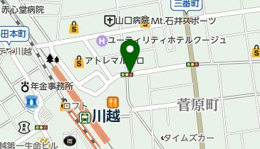 大栄パーク川越駅前の地図画像