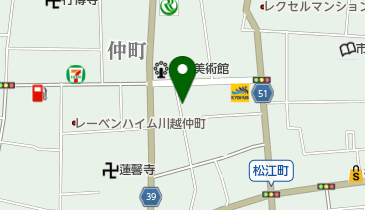 大栄パーク川越仲町の地図画像