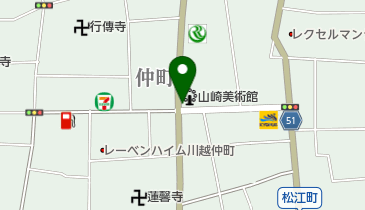 大栄パーク川越蔵のまちの地図画像