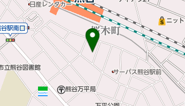 熊谷曙1日貸大栄駐車場の地図画像