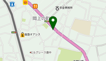 ショウワパ-ク岡上の町(ネコの目システム)の地図画像