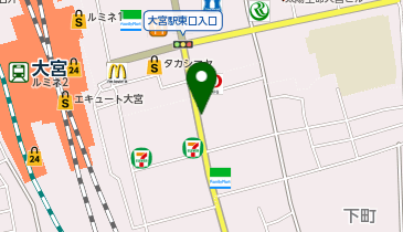 NPC24H大宮仲町2丁目第2パーキングの地図画像