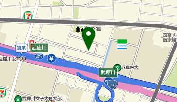 NPC24Hトライアル武庫川店パーキングの地図画像