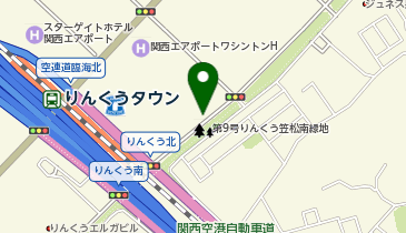 NPC24Hりんくうタウン第3パーキングの地図画像